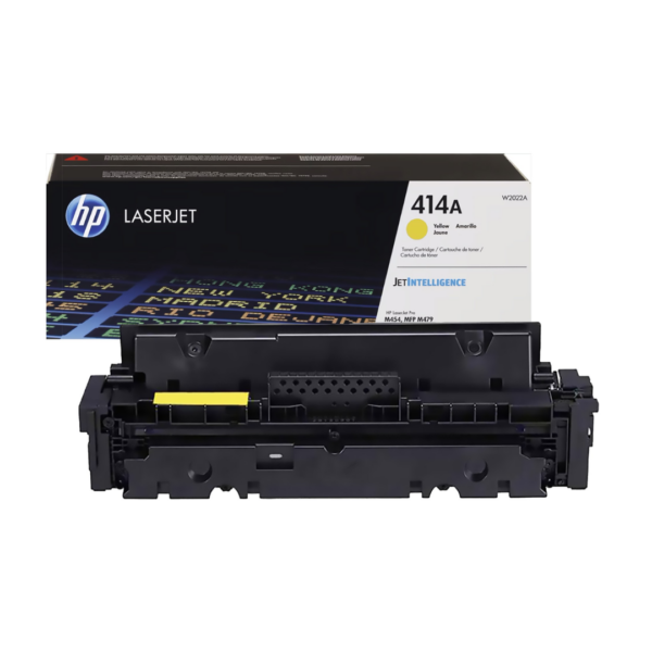 Tóner Hp Original W2022A Yellow 414A - Imagen 2