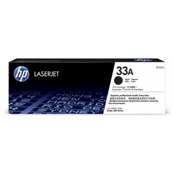 Tóner Hp Original CF233A Negro 33A