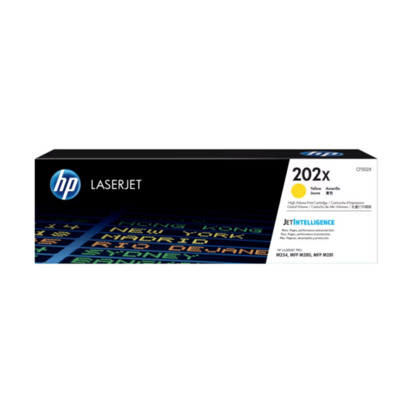 Tóner Hp Original CF502X Yellow 202X