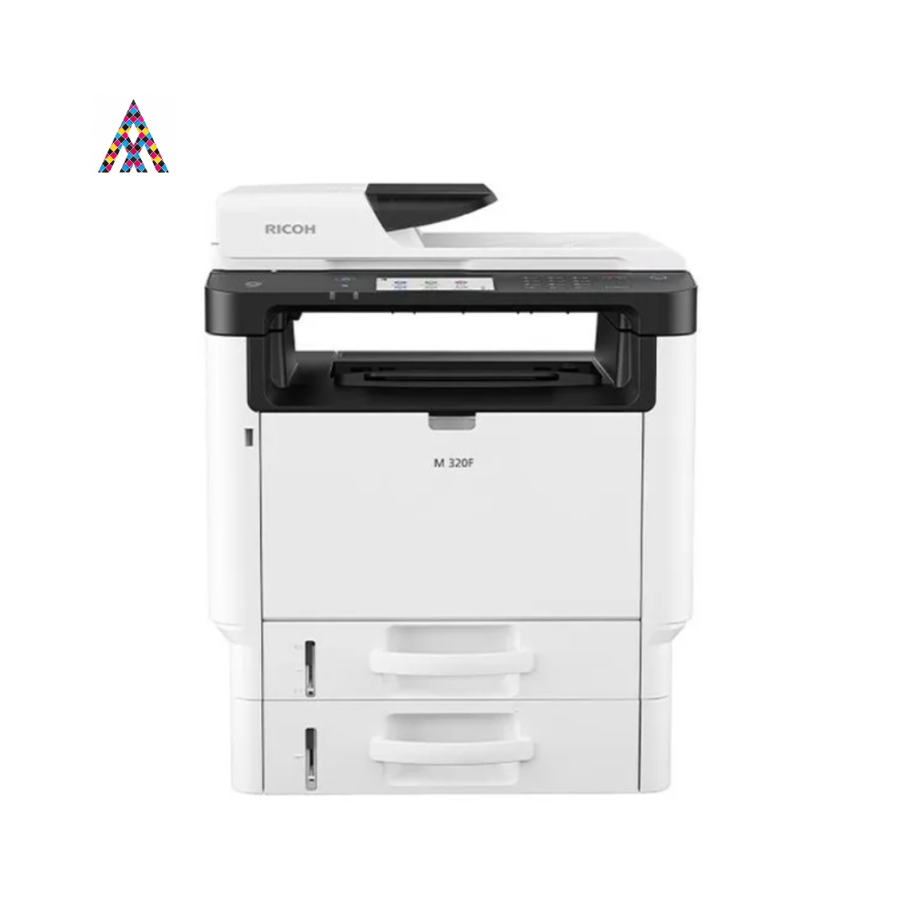 Ricoh M 320F – Multifuncional láser blanco y negro 4 en 1 con ARDF y dúplex