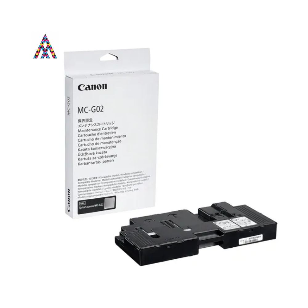 Caja de Mantenimiento Canon MC-G02 Original – Repuesto para Impresoras MegaTank