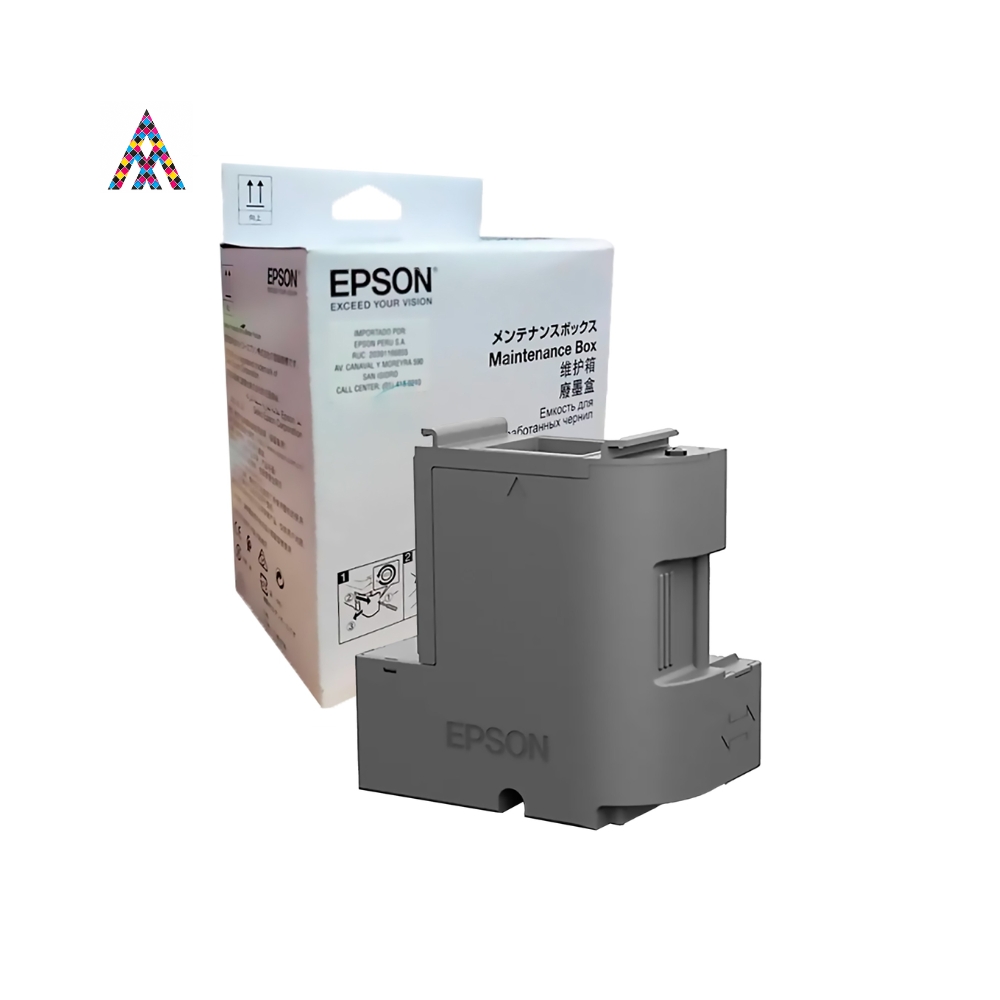 Caja de Mantenimiento Epson T04D1 Original – Mantenimiento y Absorción de Tinta para Impresoras Epson