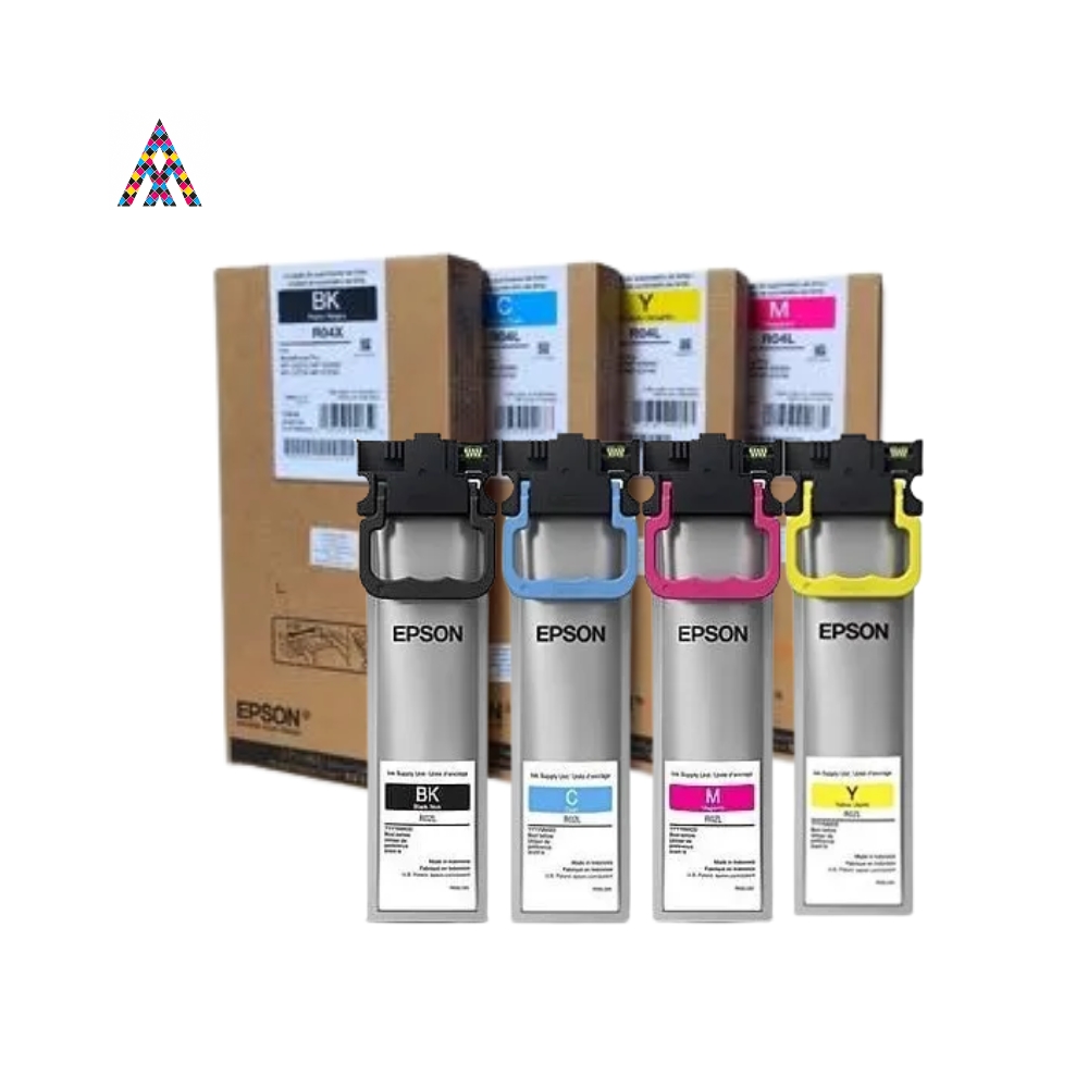 Tinta Epson R04L Original – Pack Completo y Botellas Individuales (Negro, Cian, Magenta, Amarillo) - Image 2